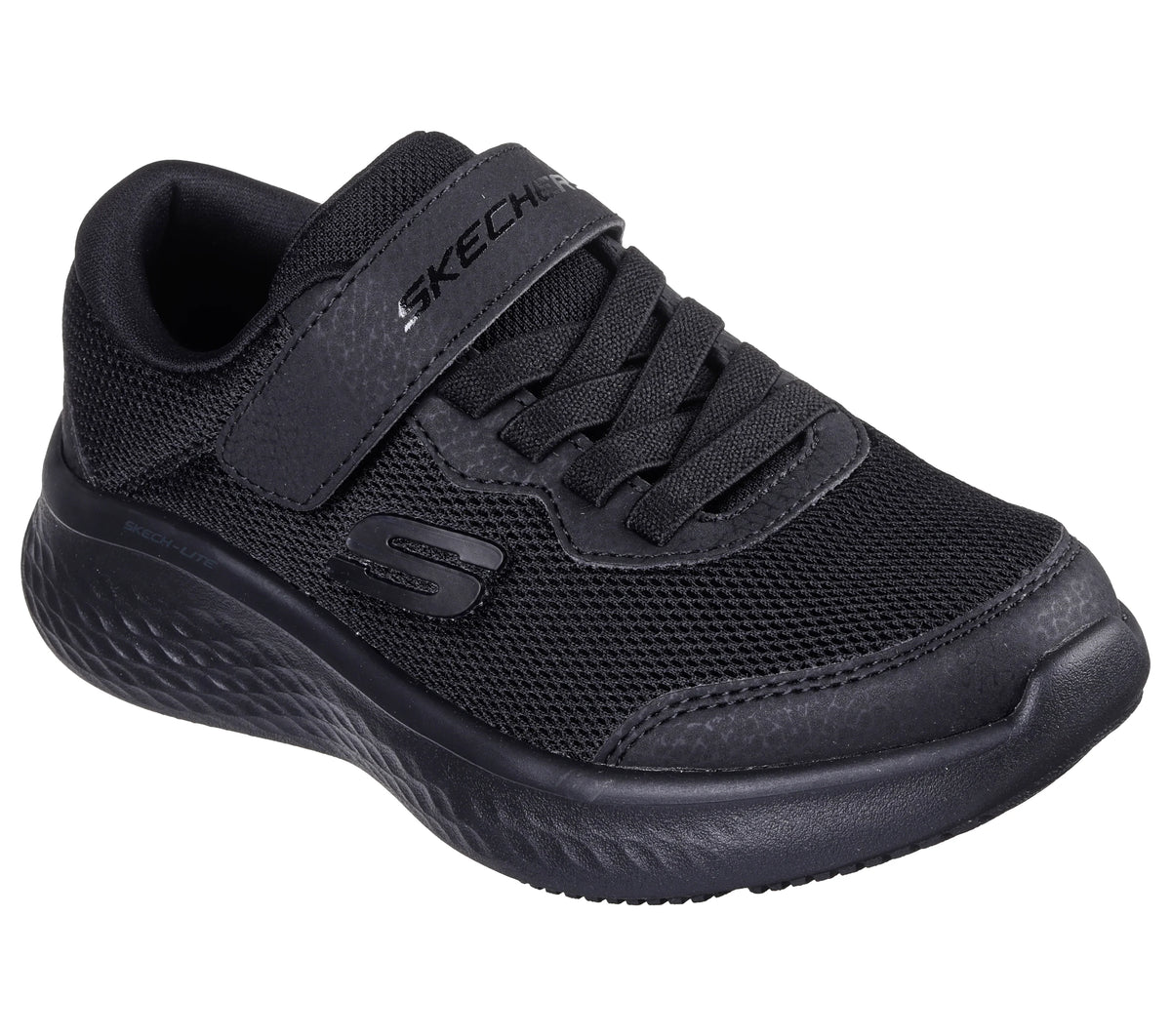 Skechers Skech-Lite Pro girls uniform sneaker in black