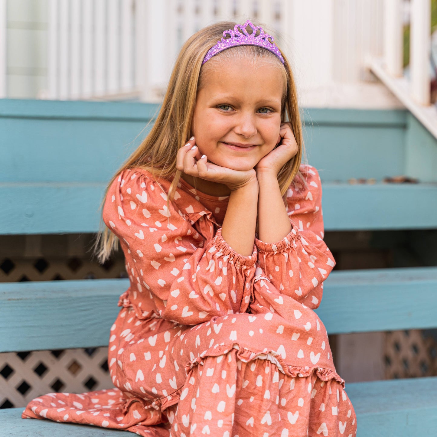 Frog Sac - Stretch Glitter Princess Tiara Headbands