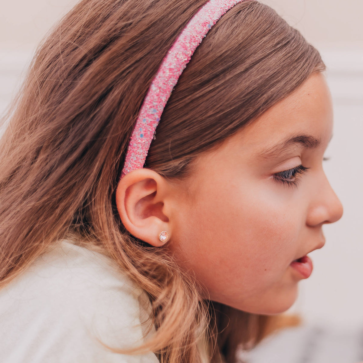 Frog Sac Glitter Headband, Thin Hairbands for Kids