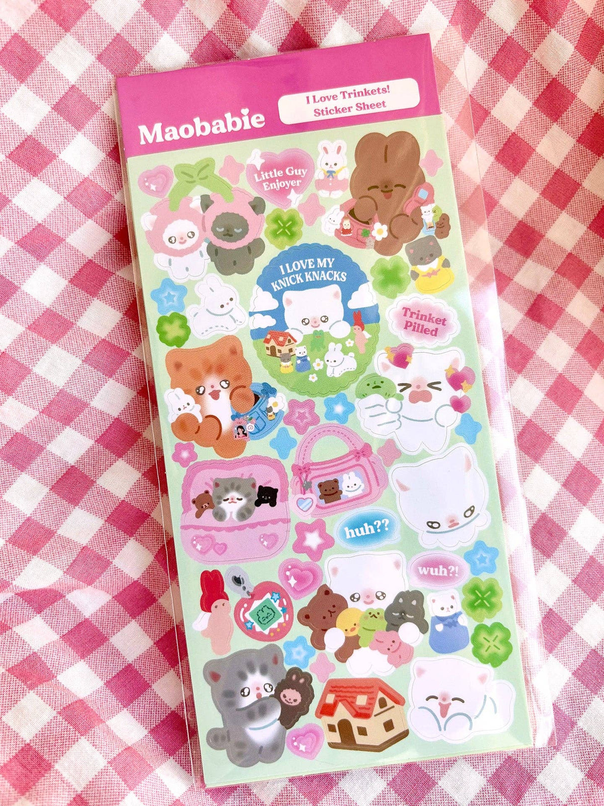 Maobabie - Sticker Sheet - I Love Trinkets
