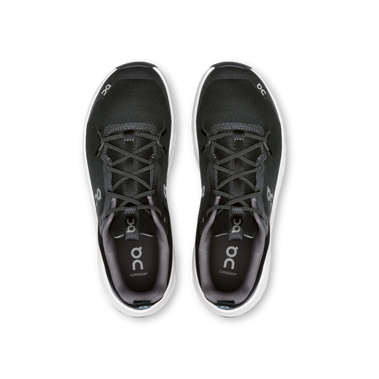 On Cloudleap Running Shoe Youth - Black | White