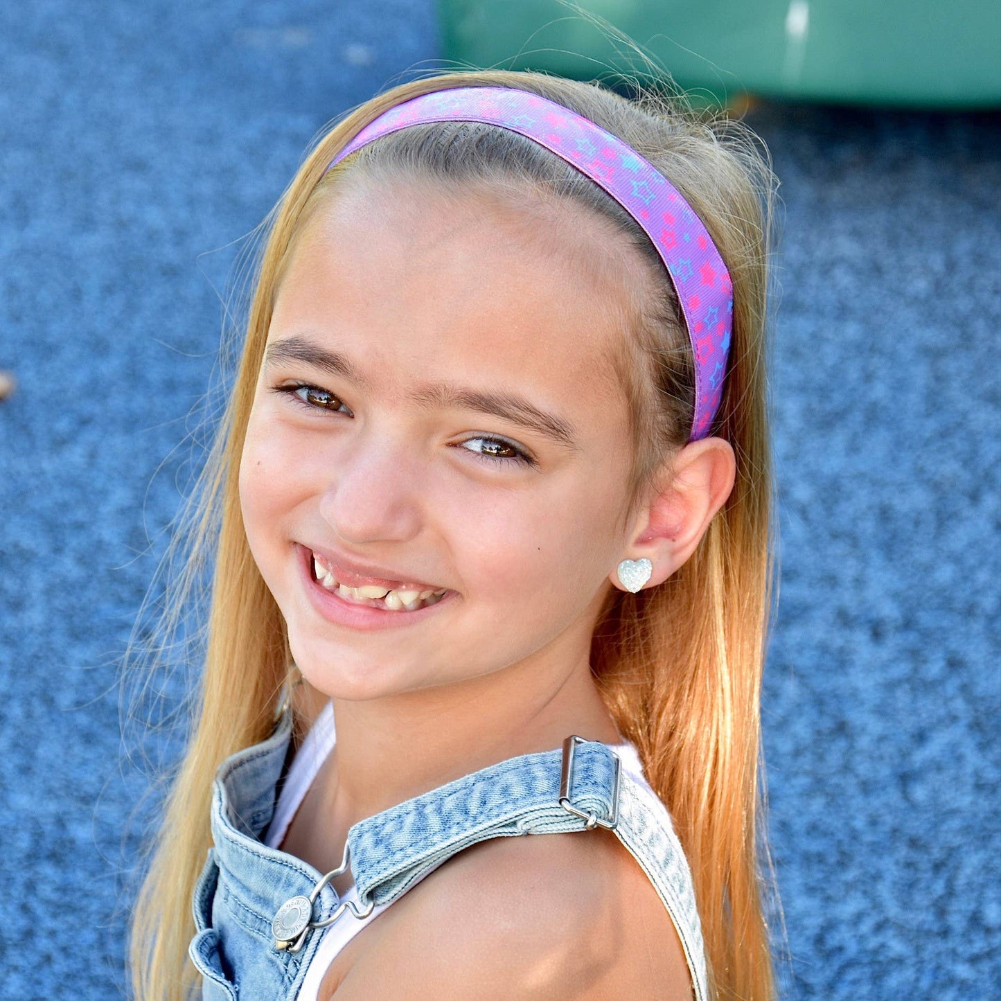 Frog Sac - Adjustable No Slip Metallic Print Headband - Stars