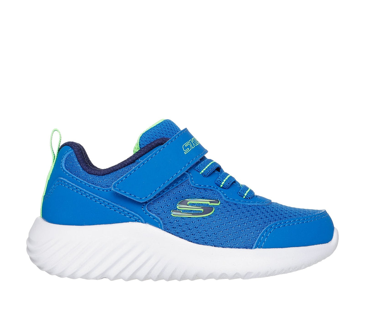 Skechers Bounder Techrox toddler sneaker in Blue