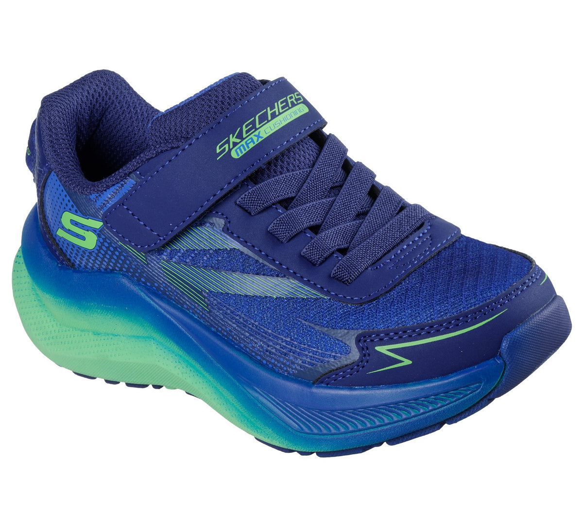 Skechers - Max Cushioning Ascender - Navy Lime