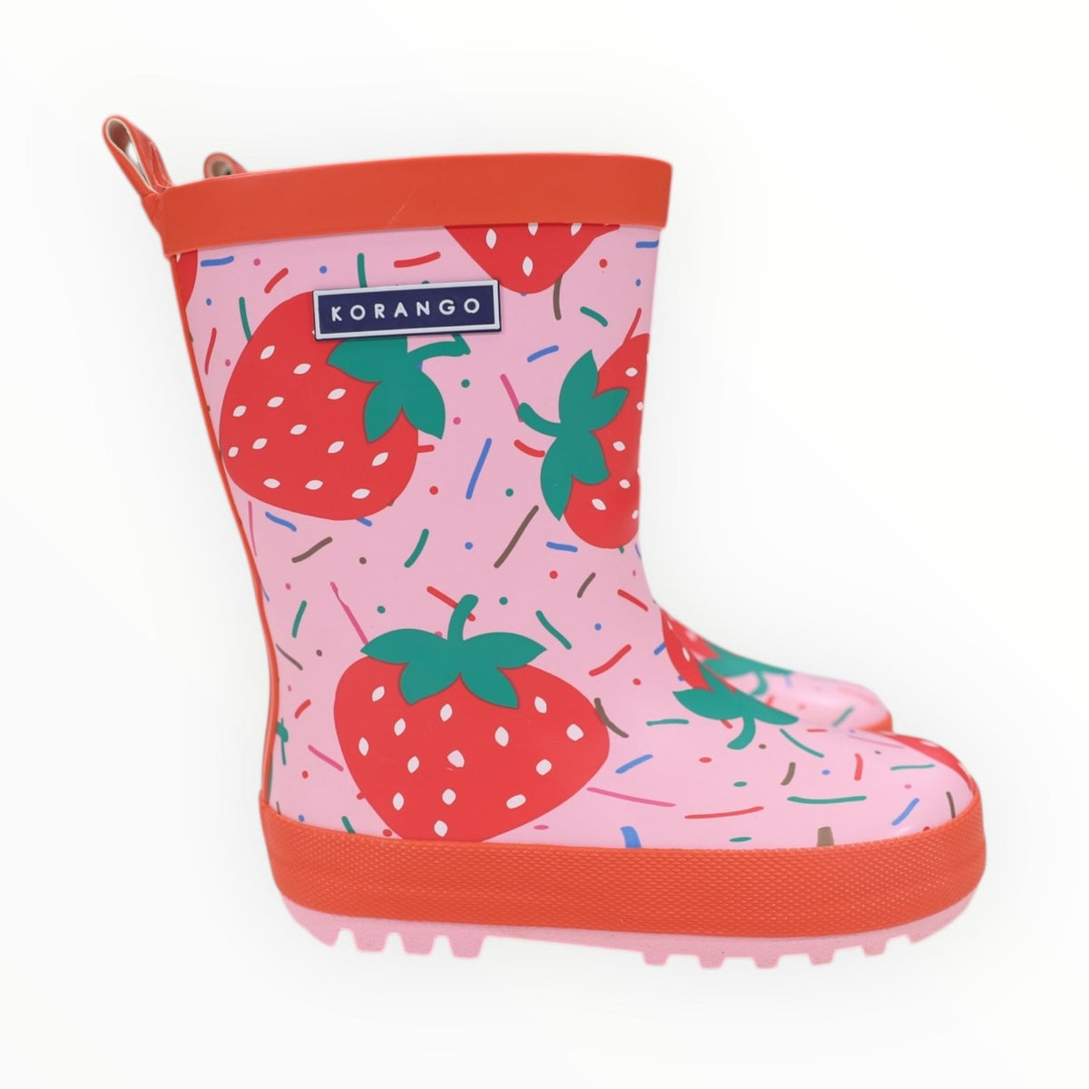 Korango - Bear Printed Gumboot - Charcoal