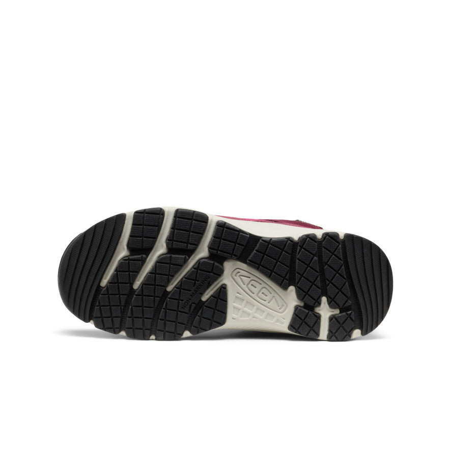 Keen -Skua Waterproof Shoe - Big Kids - Beaujolais/Peach Fuzz