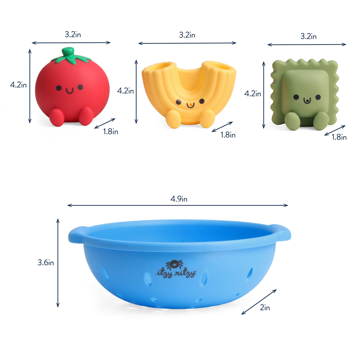 Itzy Ritzy - Itzy Splash Pals: Squirting Bath Toys