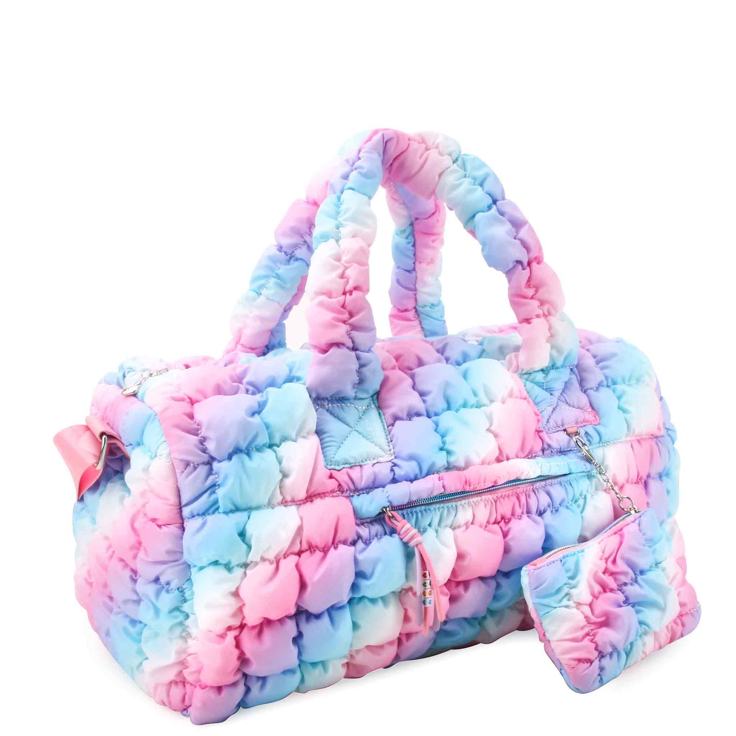 OMG Accessories - Quilted Scrunchies Large Duffle Bag