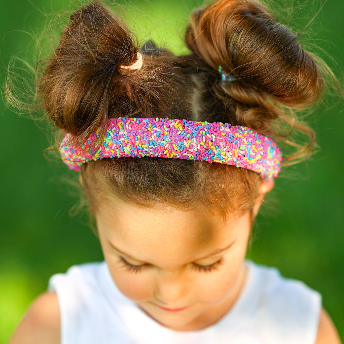 Frog Sac Padded Sprinkles Headband, Confetti Hair Band
