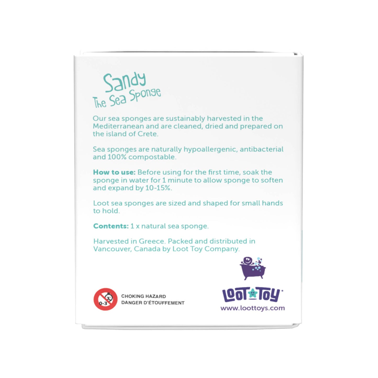 Loot Toy Company - Sandy The Sea Sponge