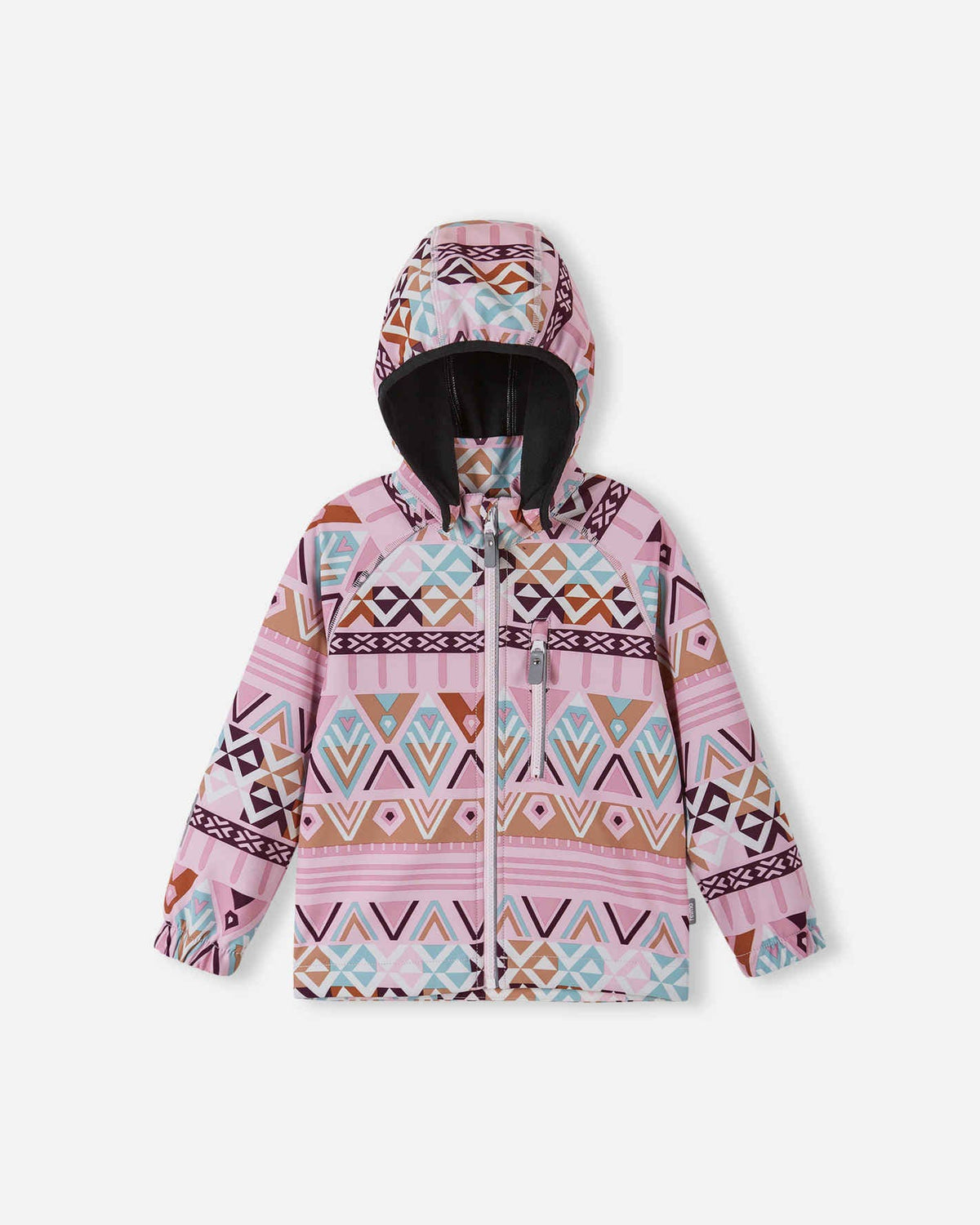 Reima Softshell Jacket, Vantti, Pale Rose โ Back View