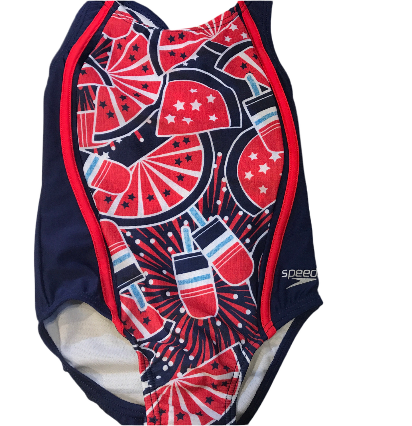 Speedo Watermelon/Summer Print Onepiece Swim