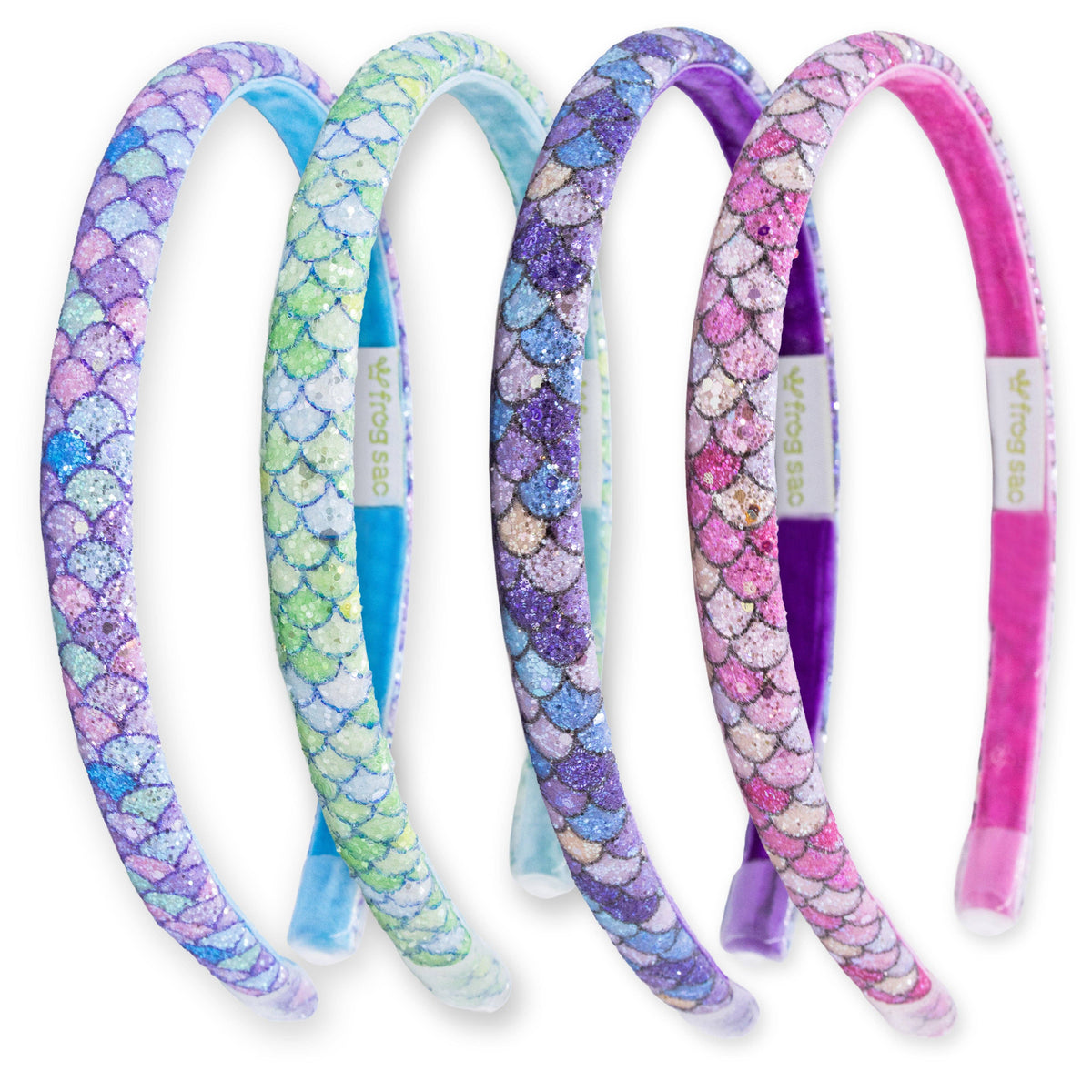 Frog Sac Mermaid Headband, Kids Thin Non-Slip Hair Accessories