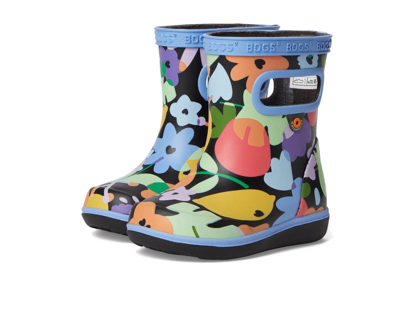 BOGS - Skipper II Overlap Flowers Kids Rainboots