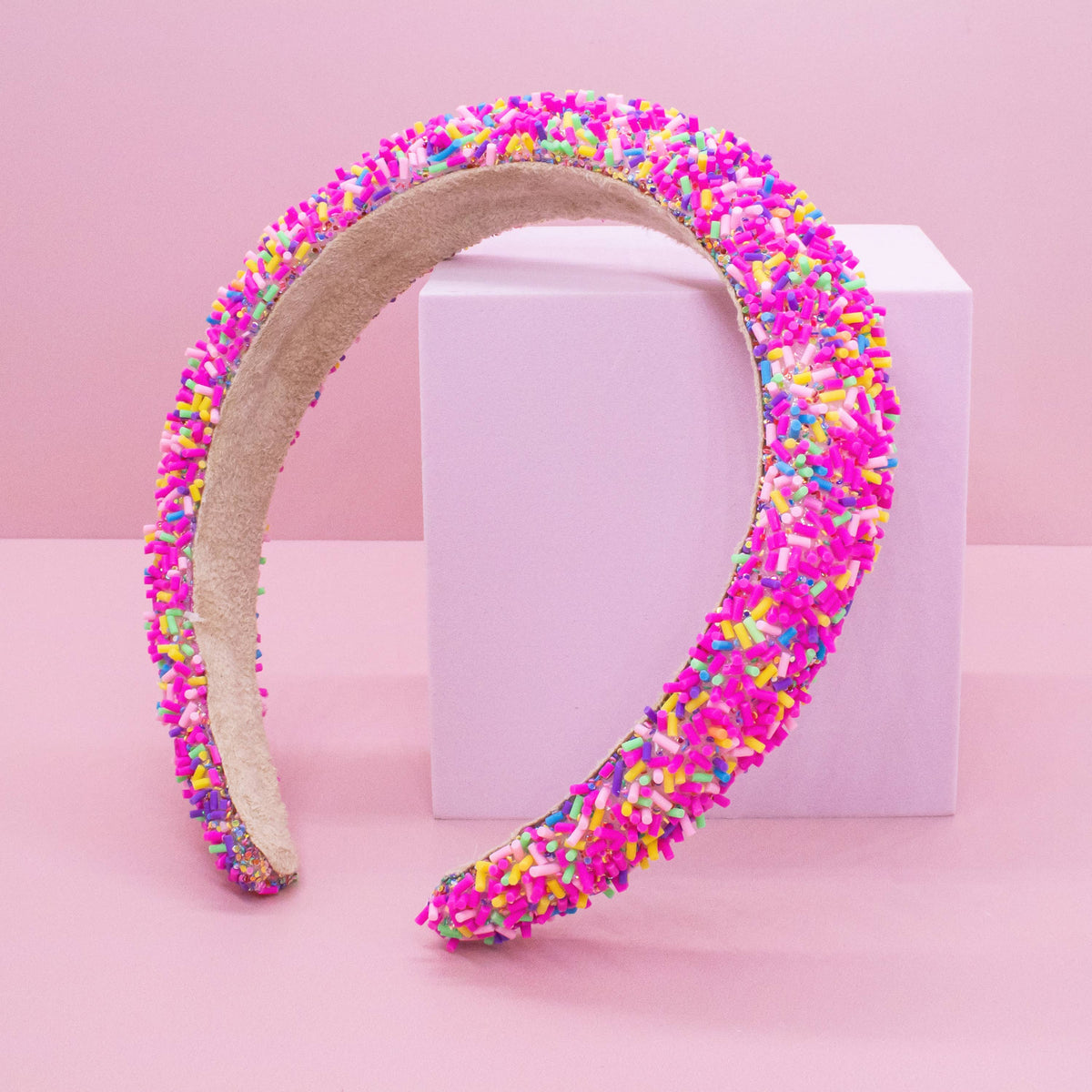 Frog Sac Padded Sprinkles Headband, Confetti Hair Band