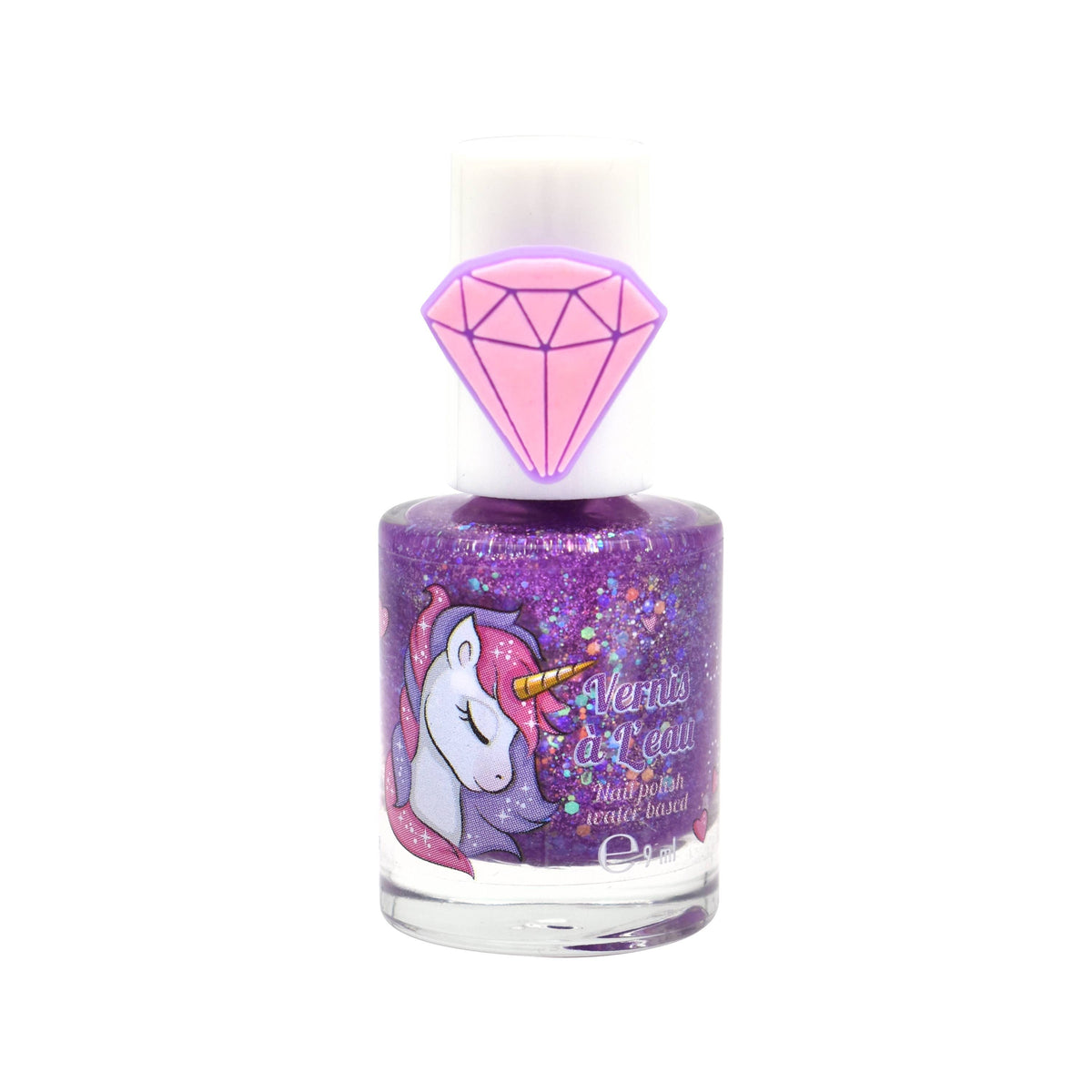 Takecare - Magic Unicorn - Water-based Nail Polish With Ring - 9 ml