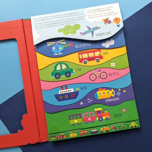 Robert Frederick - Learning Layer Board Book - Transport