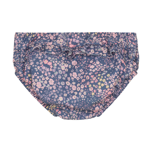 Color Kids Swim Diaper Blue Micro Flowers - 1Y