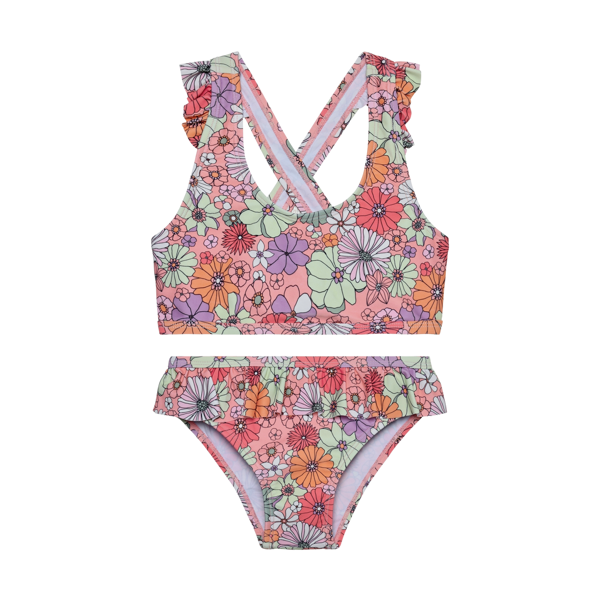 Color Kids - 2-Piece Girls Bikini with Skirt