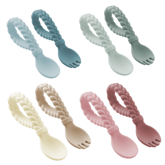 Itzy Ritzy - Sweetie Spoons™ Spoon + Fork Set: Mint