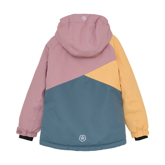 Color Kids Ski Jacket - Colorblock Blush Pink - 6Y