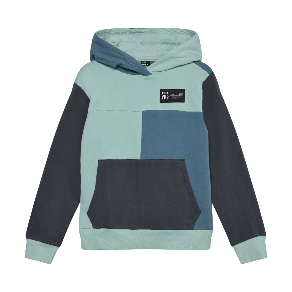 Color Kids - Color Block Pullover Hoodie