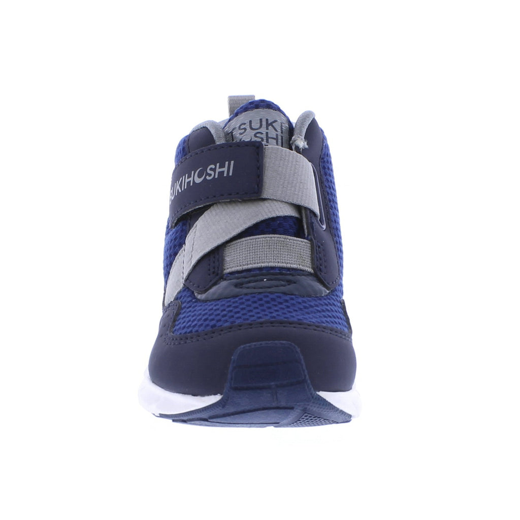 Tsukihoshi Tokyo Waterproof Children's Sneakers Navy & Grey