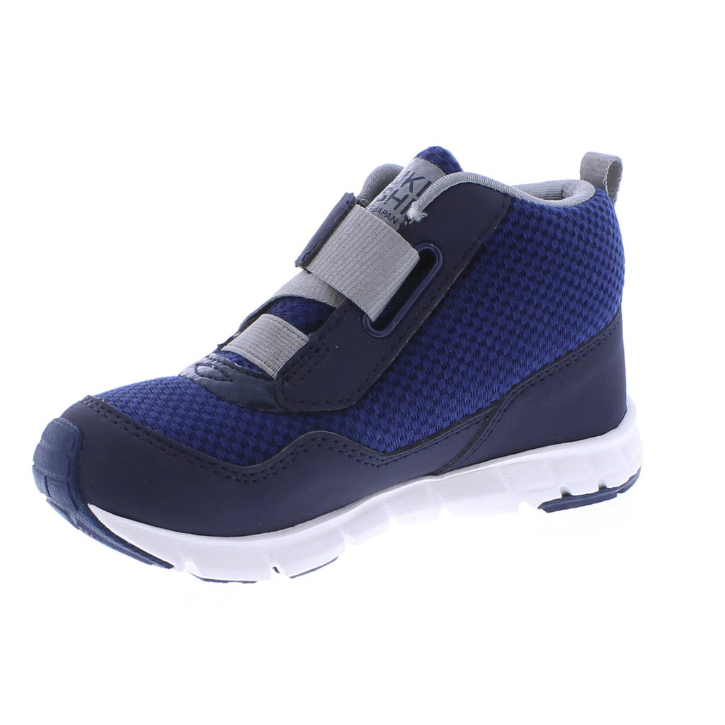 Tsukihoshi Tokyo Waterproof Children's Sneakers Navy & Grey