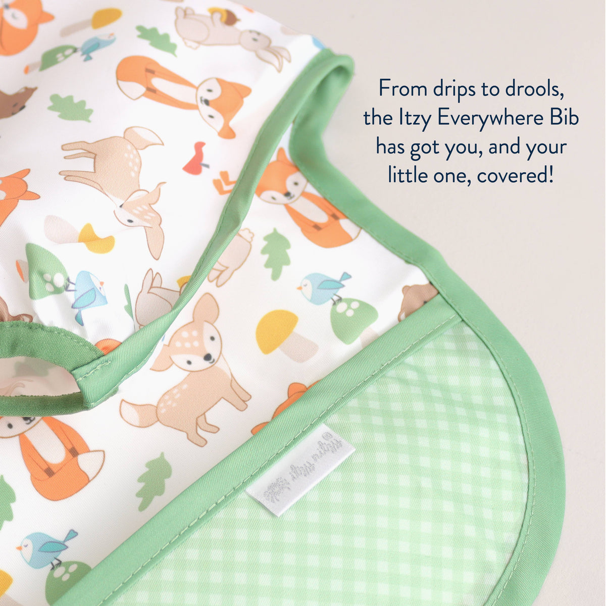 Itzy Ritzy - Itzy Everywhere Bib - Long Sleeve Water-resistant Bib