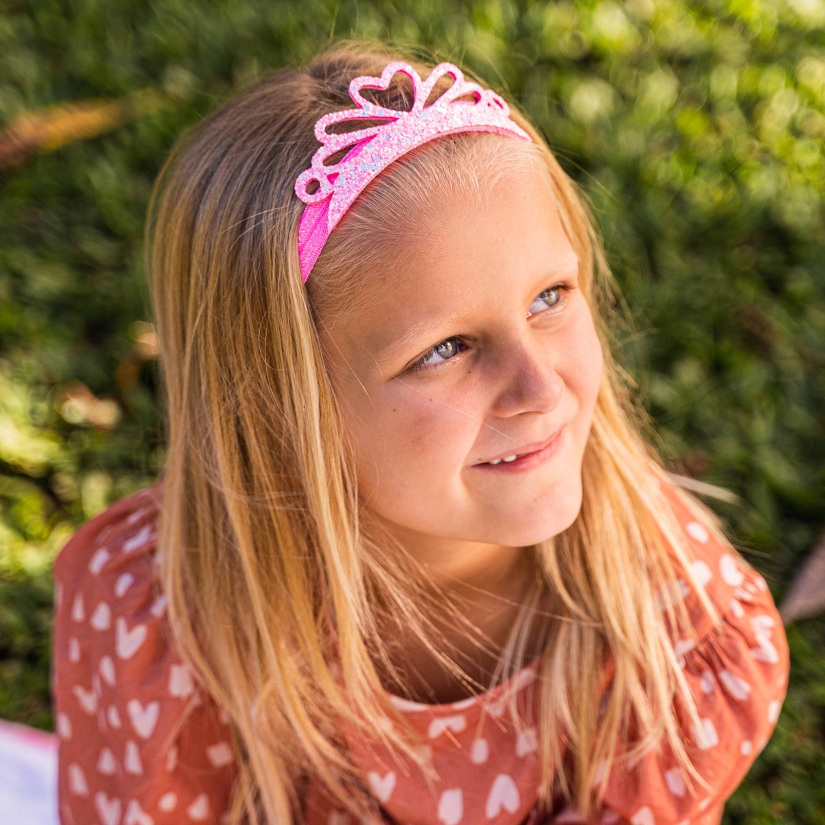 Frog Sac - Stretch Glitter Princess Tiara Headband