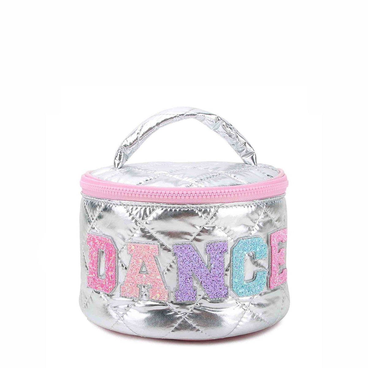 OMG Accessories - 'DANCE' Metallic Round Quilted Glam Bag