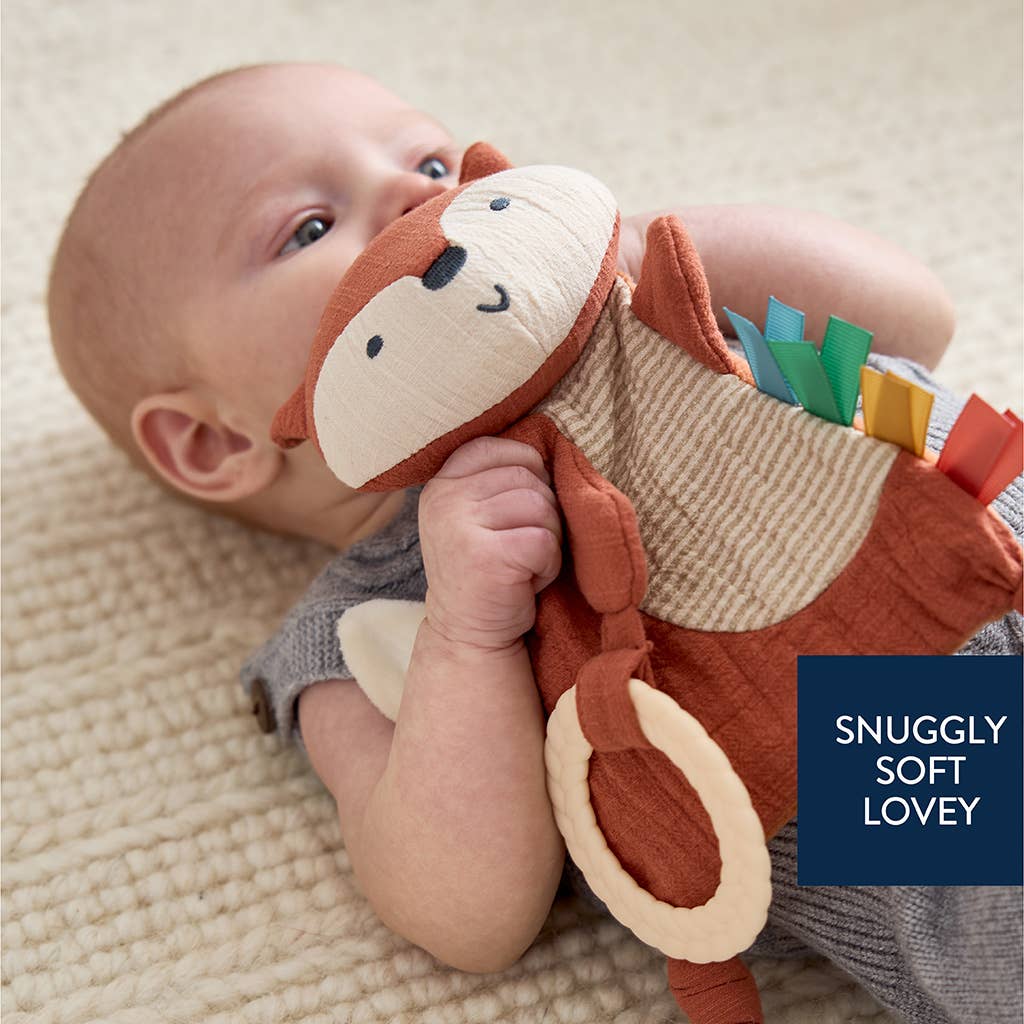 Itzy Ritzy - Fox Bitzy Crinkle™ Sensory Toy with Teether