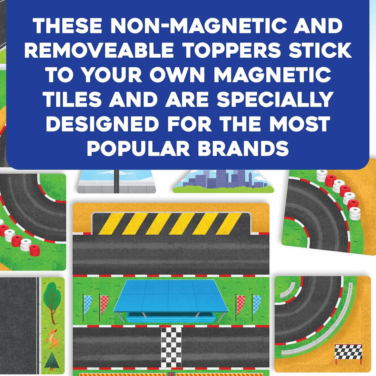MindWare - Flip Formers: Roads Tile Toppers