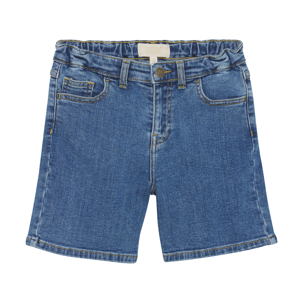 Creamie Denim Bermuda Shorts