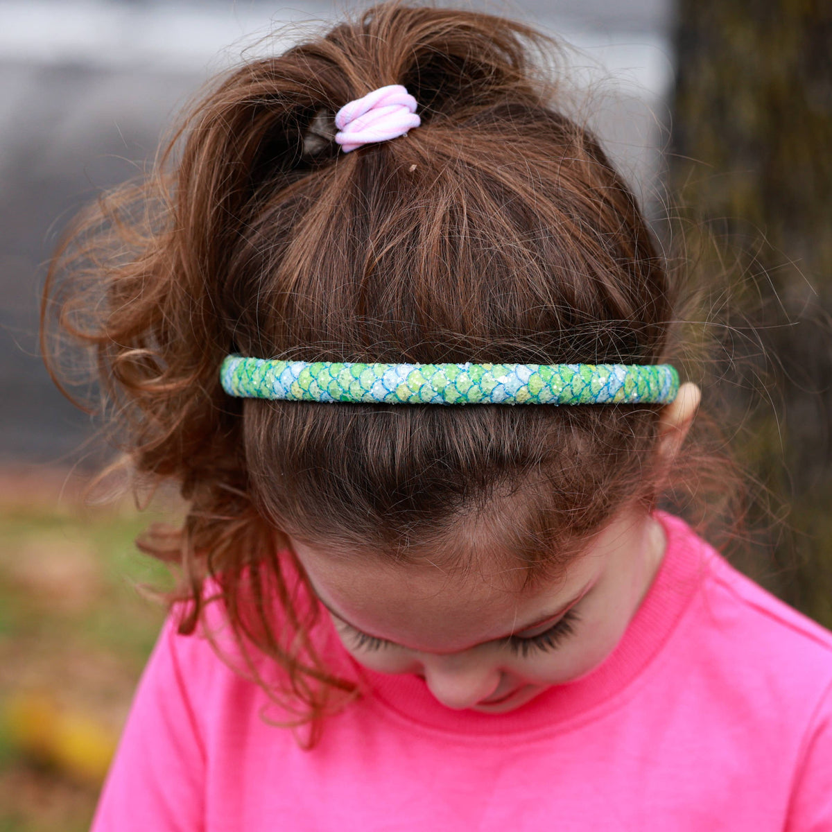 Frog Sac Mermaid Headband, Kids Thin Non-Slip Hair Accessories