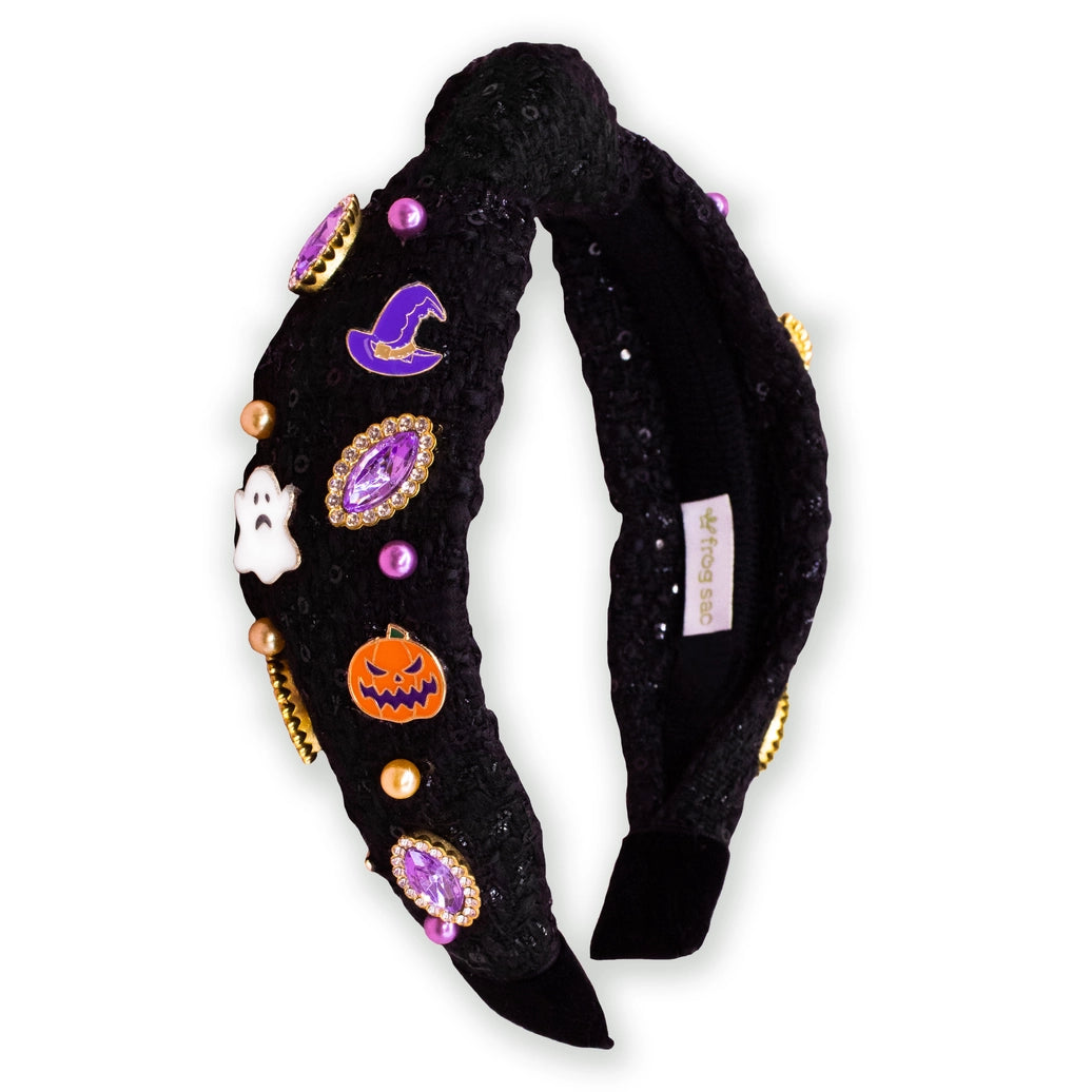 Frog Sac - Halloween Knotted Headband for Girls