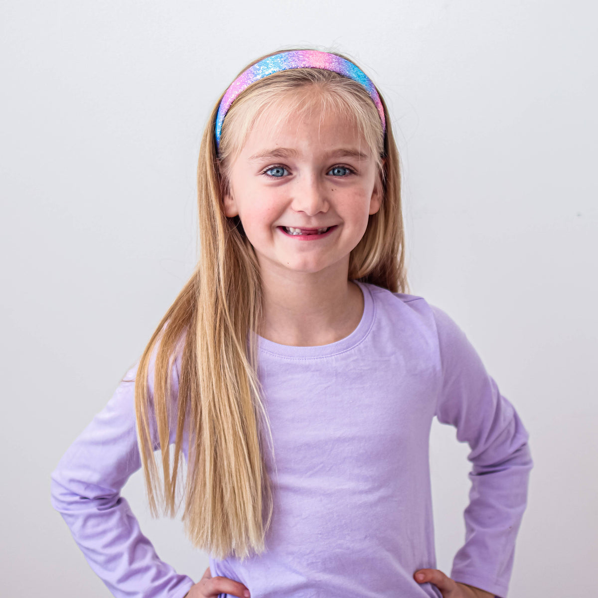 Frog Sac Tapered Chunky Glitter Headband
