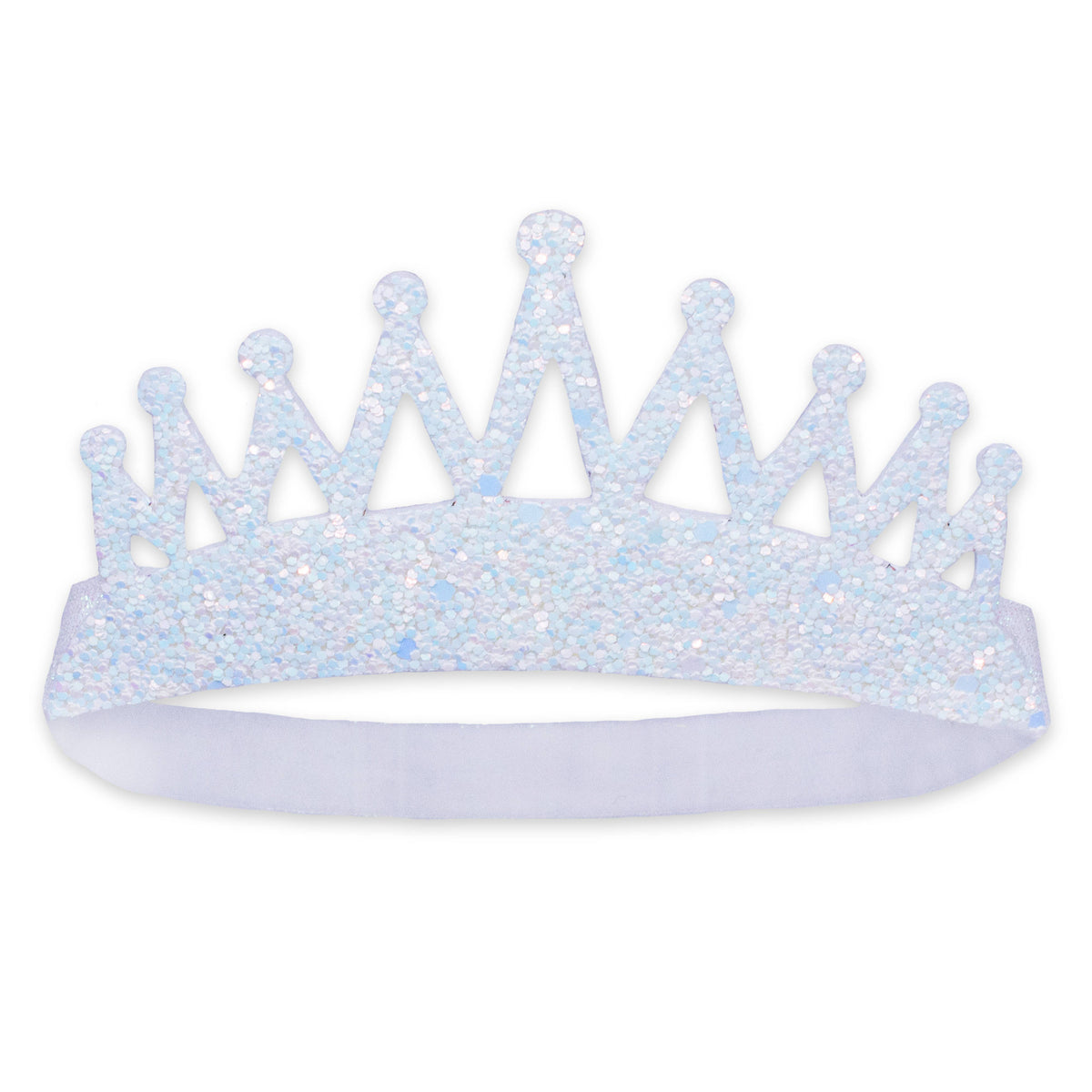 Frog Sac - Stretch Glitter Princess Tiara Headband
