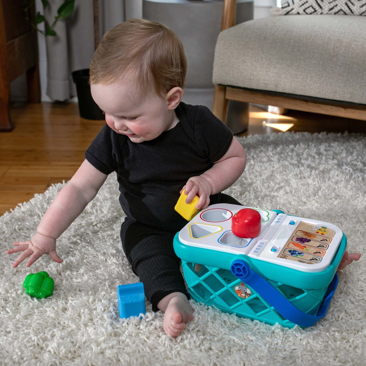 Baby Einstein HAPE Magic Touch Shopping Basket Pretend to Shop Toy