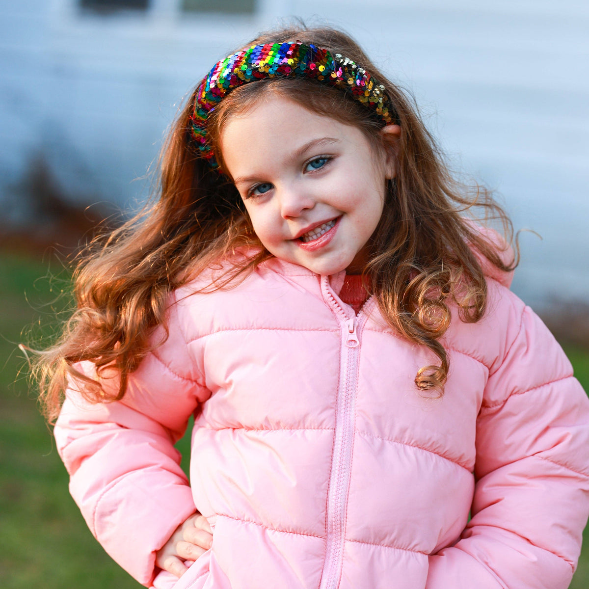 Frog Sac Reversible Sequin Headband, Kids Padded Hair Band