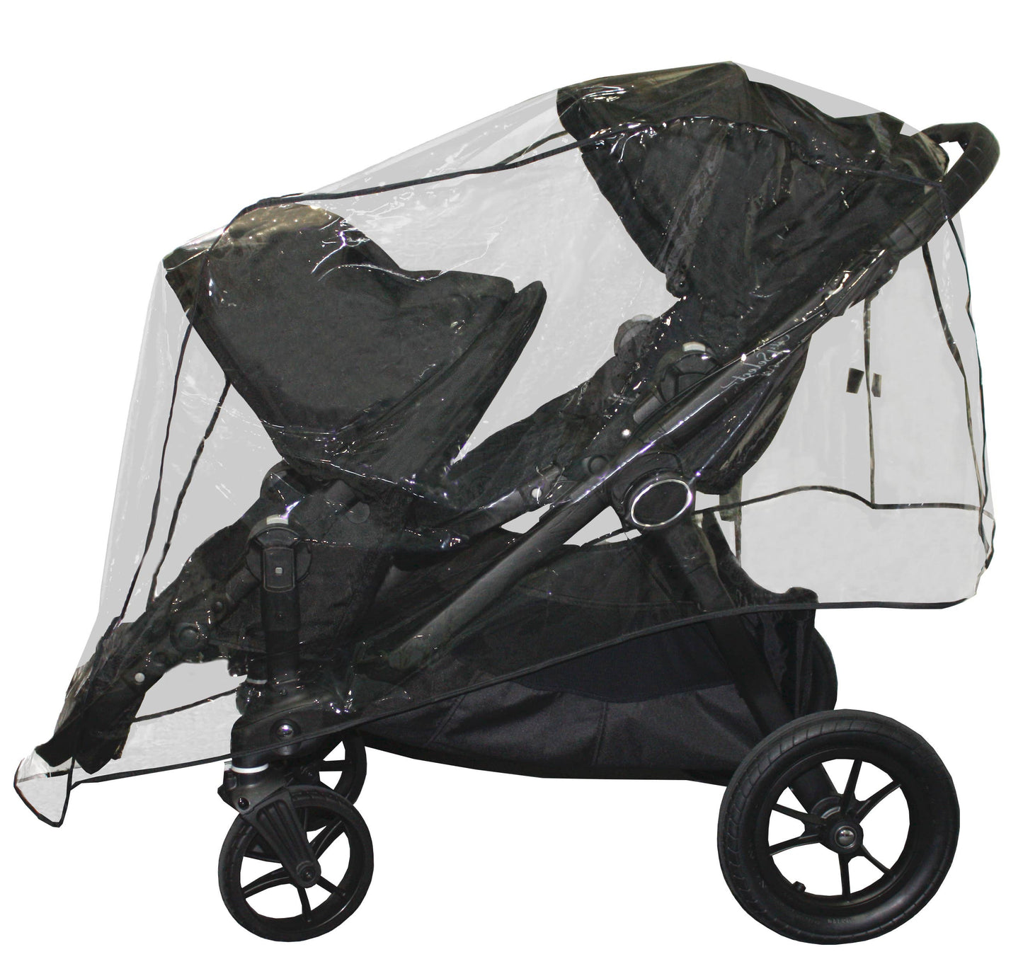 Jolly Jumper - Tandem Stroller Weather Shield | Clear Rain & Wind Cover