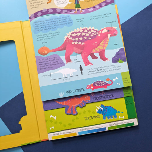 Robert Frederick - Learning Layer Board Book - Dinosaur
