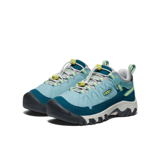 Keen - Targhee IV Waterproof Hiking Shoe - Big Kids - Reef Waters/Daiquiri Green