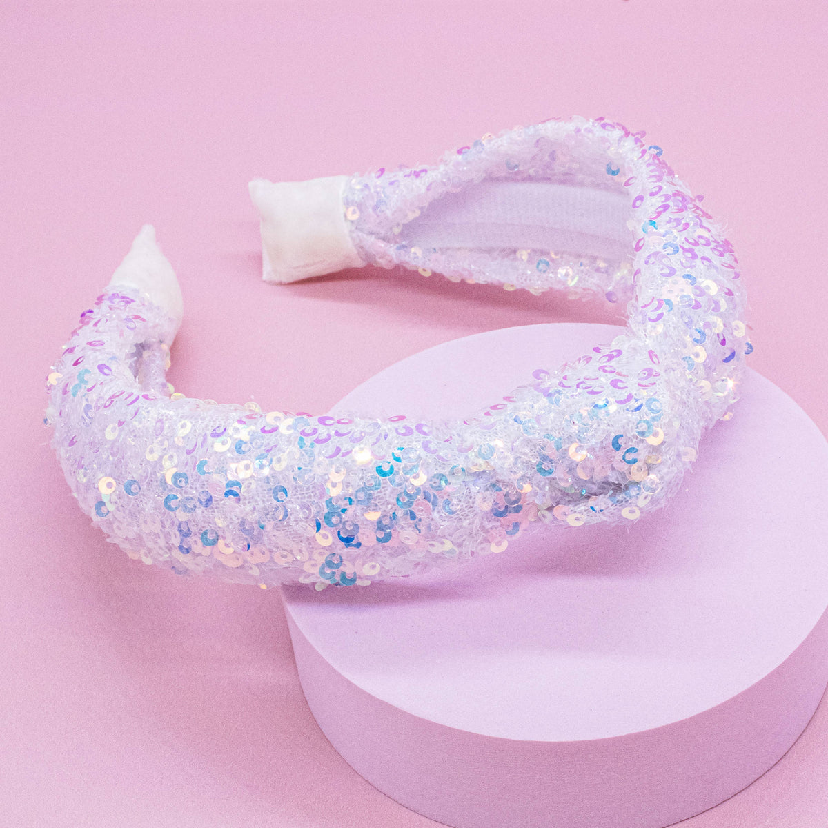 Frog Sac Kids Knot Headband, Sequin Knotted Hair Band Accessories