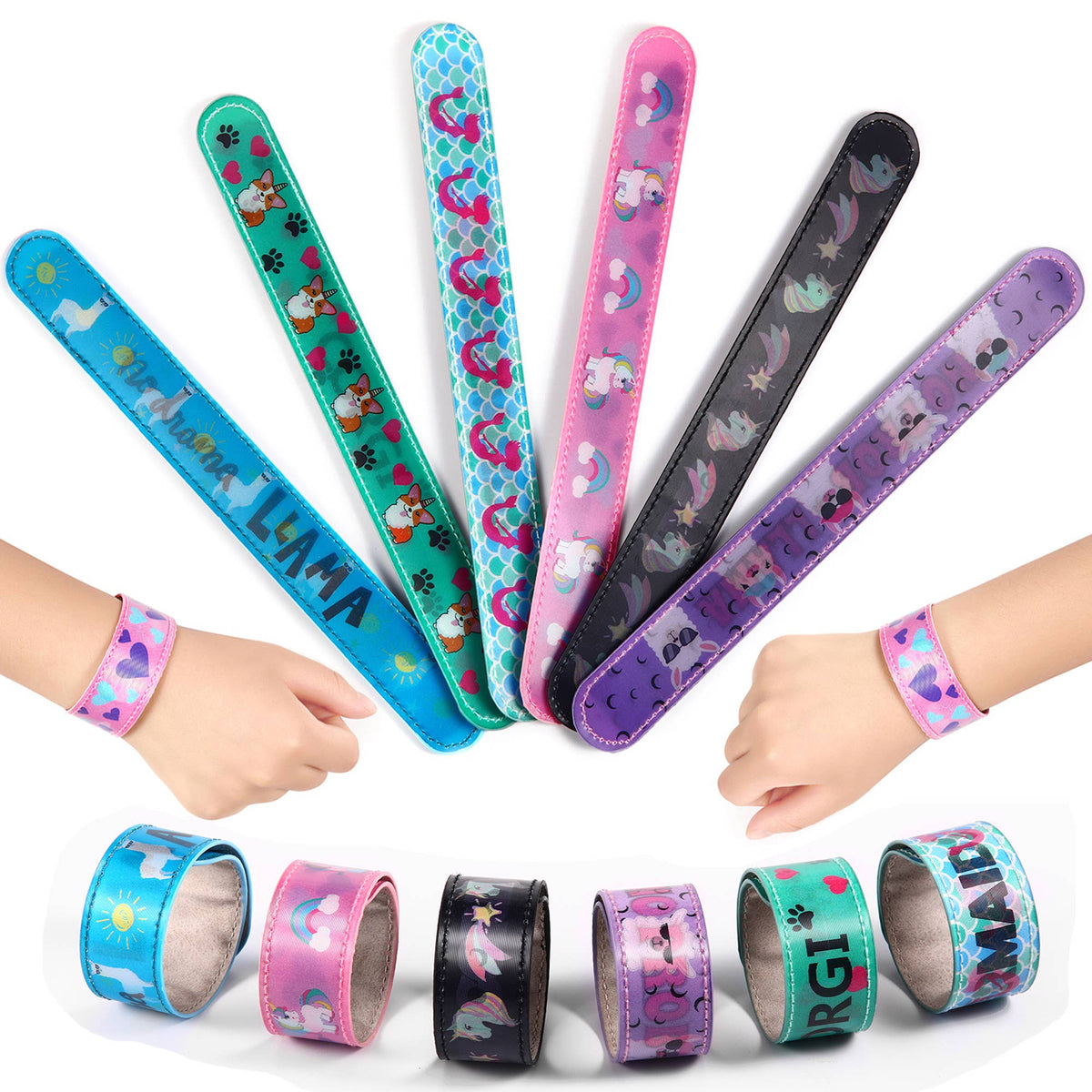 Frog Sac 3D Image Shifting Slap Bracelet for Kids