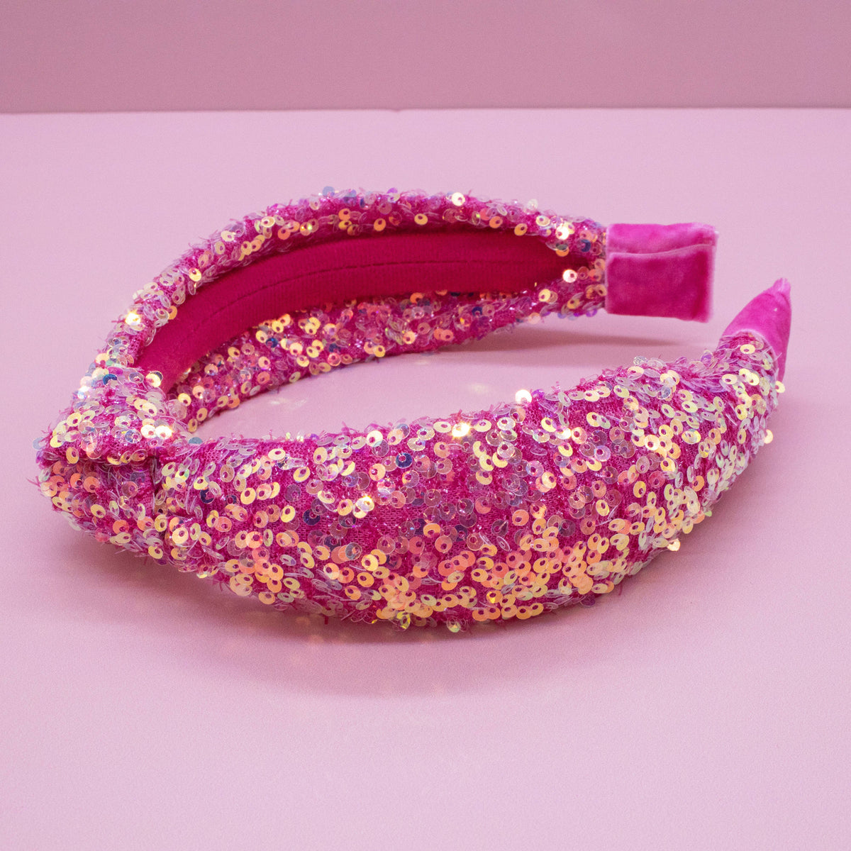 Frog Sac Kids Knot Headband, Sequin Knotted Hair Band Accessories