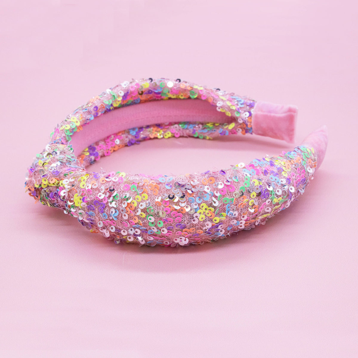 Frog Sac Kids Knot Headband, Sequin Knotted Hair Band Accessories