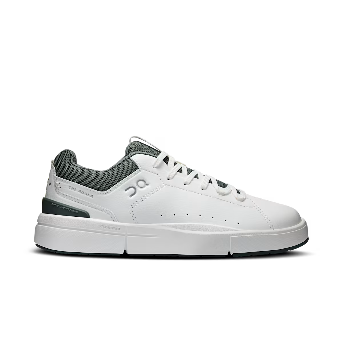 On - THE ROGER Youth White | Olive by ON Running