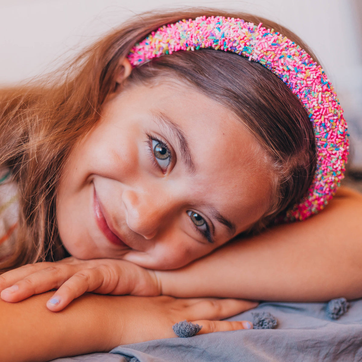 Frog Sac Padded Sprinkles Headband, Confetti Hair Band