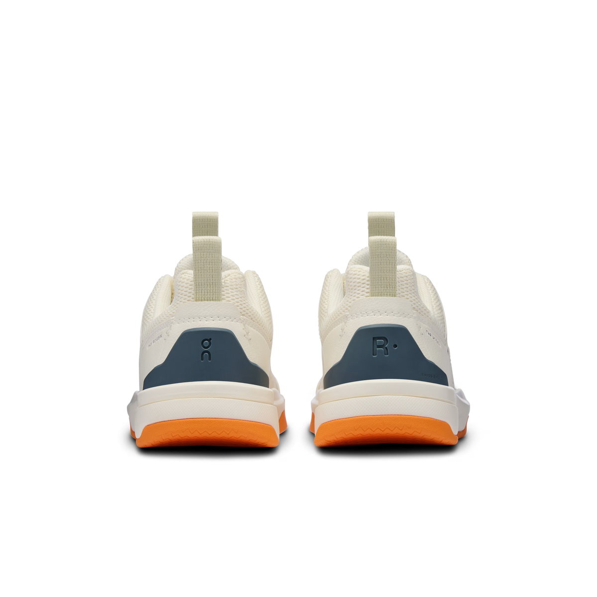 On The Roger Kids Lifestyle Shoe - Ivory | Orange – Additional View 1